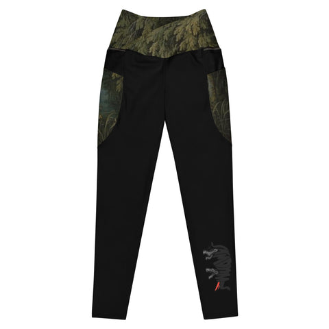 Dark World Garden crossover leggings