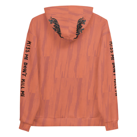 KMDKM blood orange camo hoodie